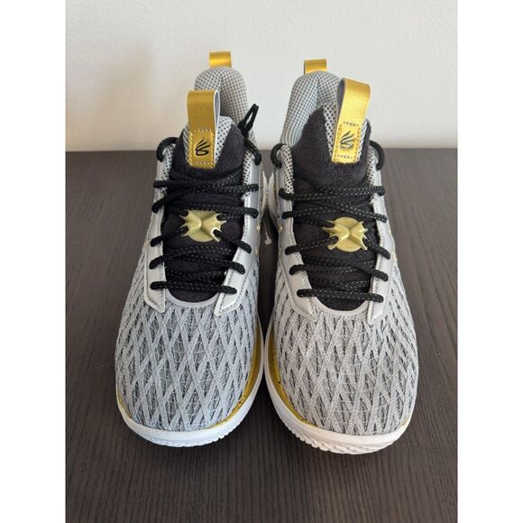 Under Armour Curry X Father to Son Young Wolf Grey GOLD 11.5 Men’s Shoes Sneaker - Picture 3 of 12